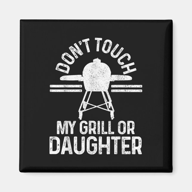 Imán Gracioso Grillmaster Bbq Grill Chef Gift (Frente)