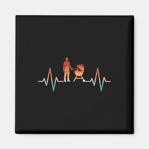 Imán Gracioso Heartbeat Grill Grill Lover Bbq