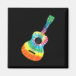 Imán Gracioso Hippie Arco Arcoiris Tye Guitarra Acústic