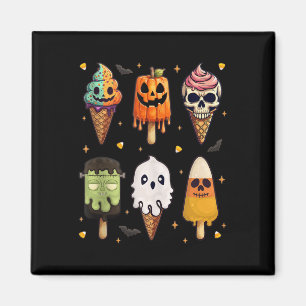 Imán Gracioso Horror verano Popsicle Halloween Helado C