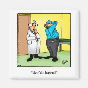 Imán Gracioso Humor De Golf Magnet