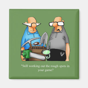 Imán Gracioso Humor Golf Magnet