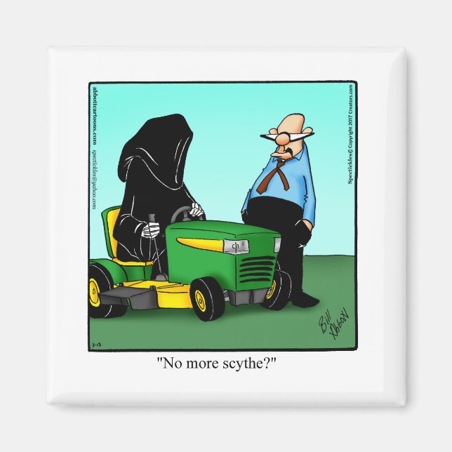 Imán Gracioso Humor Halloween Magnet (Frente)