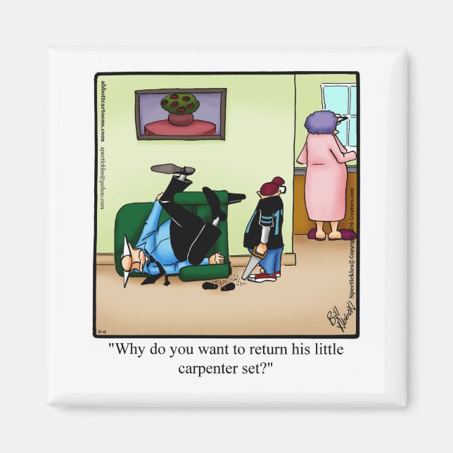 Imán Gracioso Humor Partenthood Magnet (Frente)