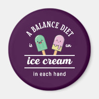 Gracioso Ice Cream Diet Cita Verano Caliente