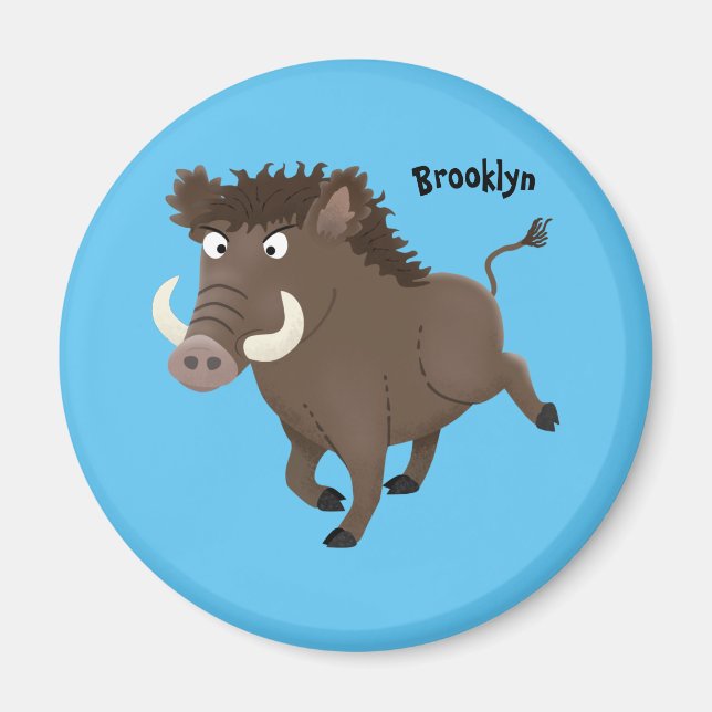 Imán Gracioso ilustracion de personalizado de afeitar d (Frente)