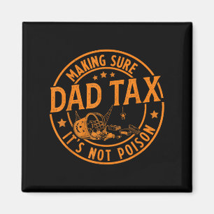 Imán Gracioso impuesto a papá Halloween camiseta de car