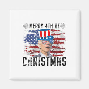 Imán Gracioso Joe Biden 4 De Julio De Navidades