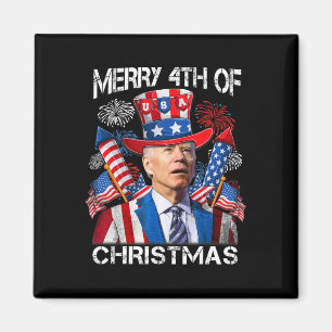 Imán Gracioso Joe Biden 4 De Julio De Navidades