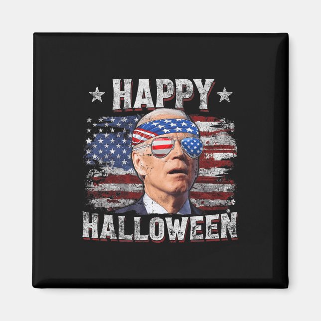 Imán Gracioso Joe Biden 4 De Julio Feliz Halloween Amer (Frente)