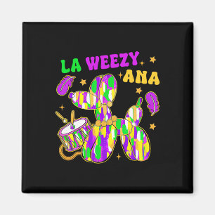 Imán Gracioso La Weezy Ana Mardi Gras Carnival Cake Wal