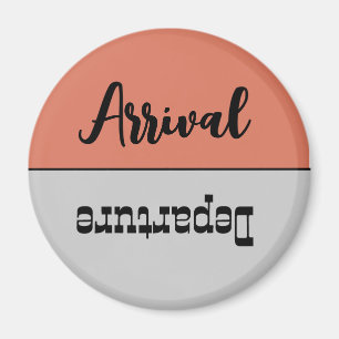 Imán Gracioso lavavajillas de gris de coral reversible