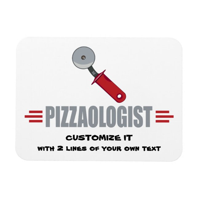 Imán Gracioso me encanta la pizza (Horizontal)