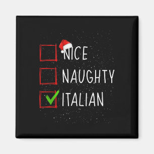 Imán Gracioso Navidades traviesos italianos pijama