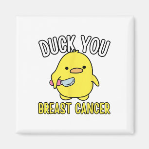 Imán Gracioso Pato Usted Cáncer de Mama Supervivencia L