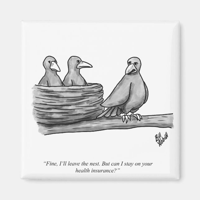 Imán Gracioso Percentres Humor De Padres Nester Vacío (Frente)