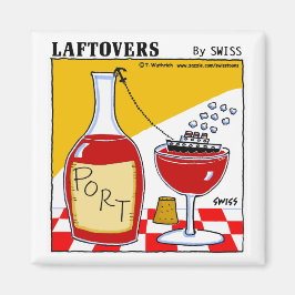 Imán Gracioso Personalizado de Vino de Puerto Rico Dand