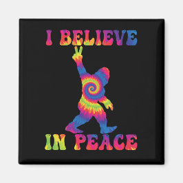 Imán Gracioso pie de playa que creo en la paz