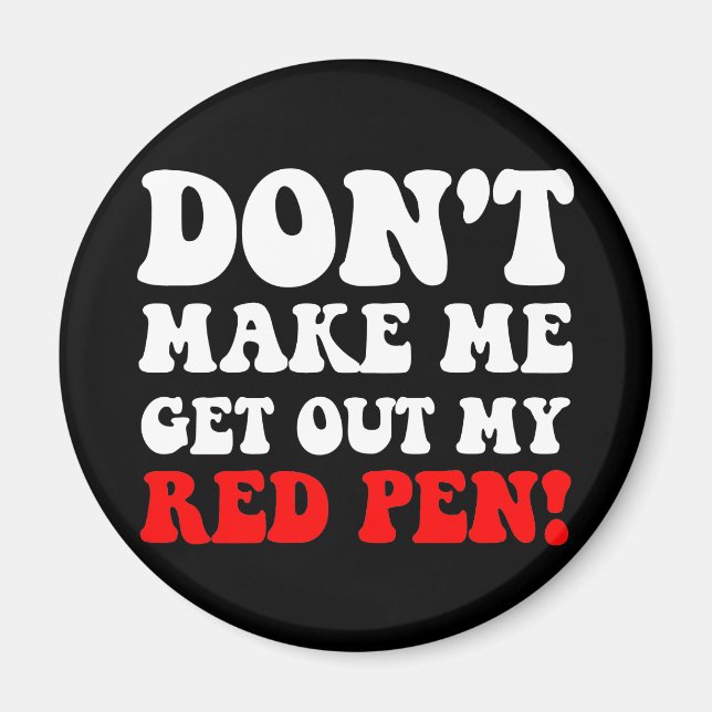 Imán Gracioso profesor (Frente)