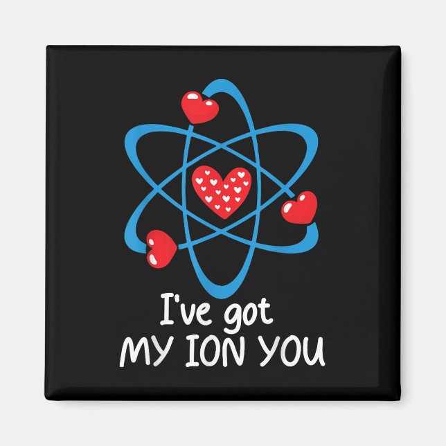 Imán Gracioso Profesor De Ciencia Día de San Valentín,  (Frente)