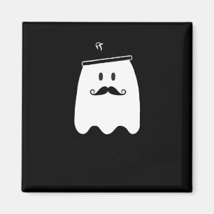 Imán Gracioso profesor francés Halloween Bonjour Ghost