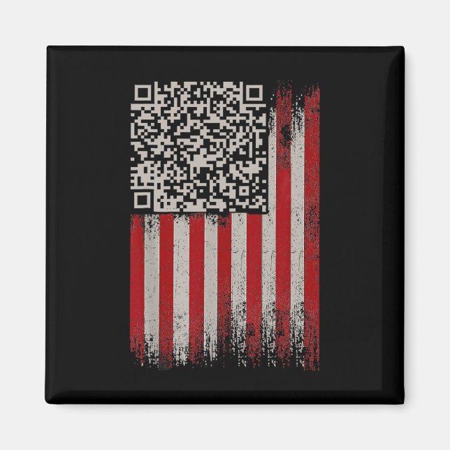 Imán Gracioso Qr Trump Dancing Dance Code (Frente)