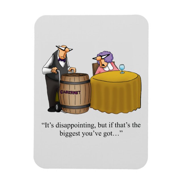 Imán Gracioso regalo de Humor de Vino Magnet (Vertical)