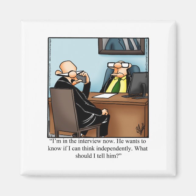 Imán Gracioso regalo de Humor Magnet Office (Frente)
