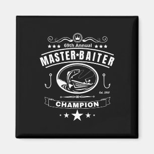 Imán Gracioso regalo para hombres campeón de pesca