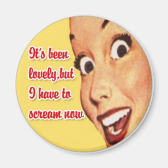 Imán Gracioso Retro Magnet 5 (Frente)