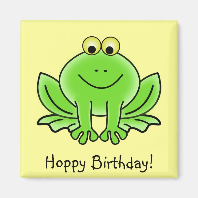 Imán Gracioso saludo de cumpleaños de Personalizado dul (Frente)