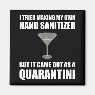 Imán Gracioso Sanitizer Quarantini