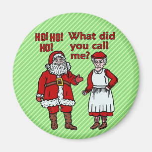 Imán Gracioso Santa Claus y Navidades de la Sra.