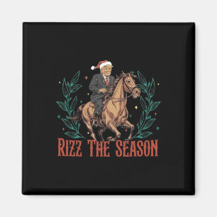 Imán Gracioso Santa Trump Rizz La Temporada Hace Festín