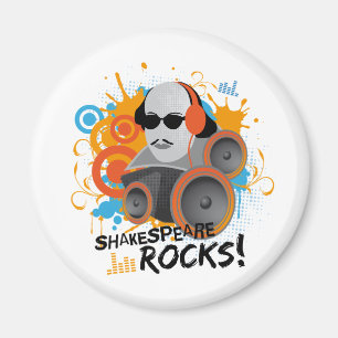Imán Gracioso Shakespeare Slogan Gift "Rocas Shakespear