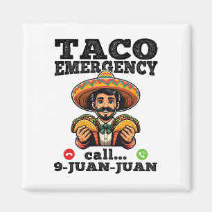 Imán Gracioso Taco Llamado De Emergencia 9 Juan Por Cin