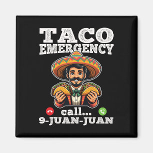 Imán Gracioso Taco Llamado De Emergencia 9 Juan Por Cin