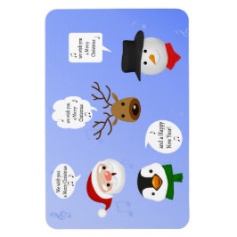 Imán Gracioso Te deseamos una Feliz Navidad