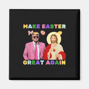 Imán Gracioso Trump Jesucristo Hacer Grande La Pascua D