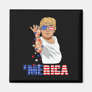 Imán Gracioso Trump Salt Merica Libertad 4 De Julio Reg