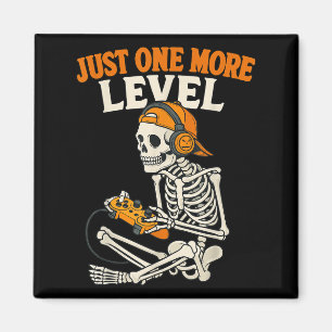 Imán Gracioso videojuego Halloween Skeleton Gamer disst