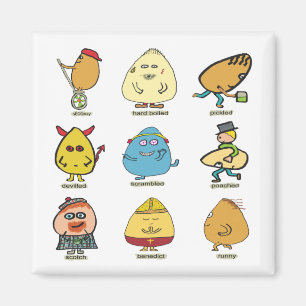 Imán Graciosos Huevos