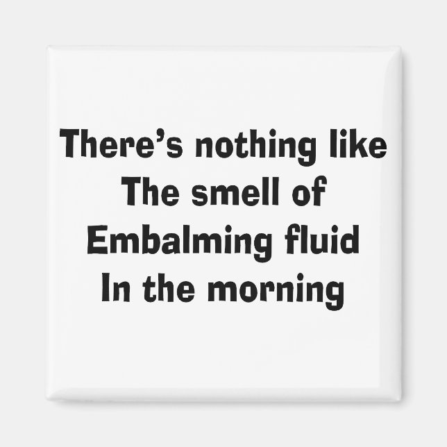 Imán Graciosos regalos de director funerario (Frente)