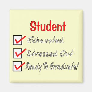 Imán Graciosos Regalos Estudiantiles "¡Listos Para Grad