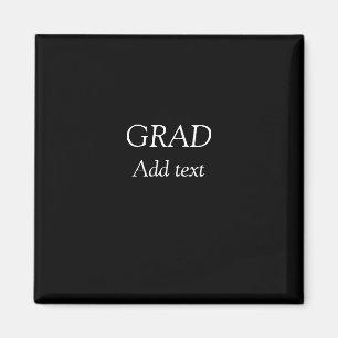 Imán Grad simple minimalista graduación elegante modern
