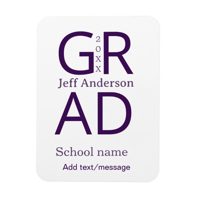 Imán Grad typography modern graduation simple minimal c (Vertical)