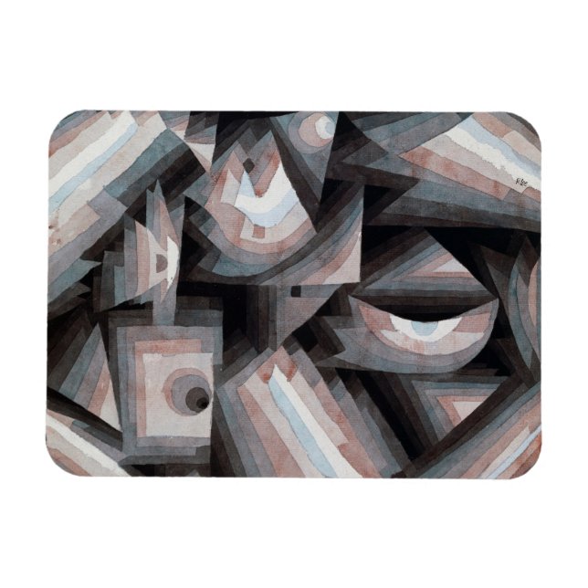 Imán Gradación de cristal de Paul Klee (Horizontal)