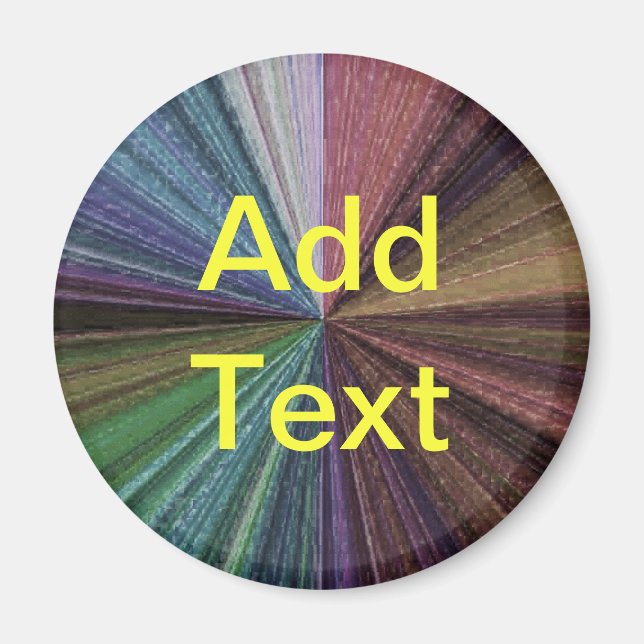 Imán Gradiente circular Arcoiris terrestre (Frente)