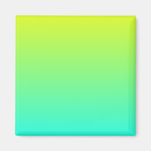 Imán Gradiente de Amarillo a Aqua