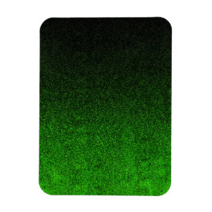 Imán Gradiente de Purpurina negro y verde